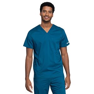Cherokee - Workwear Revolution - Men's 2-Pocket V-Neck Top