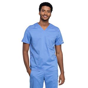 Cherokee - Workwear Revolution - Men's 2-Pocket V-Neck Top