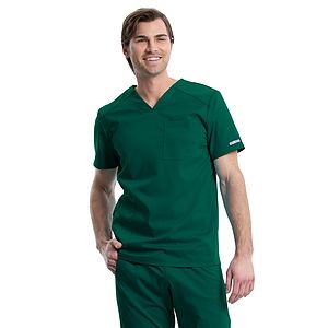 Cherokee - Workwear Revolution - Men's 2-Pocket V-Neck Top