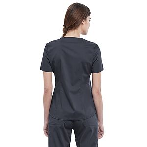 Cherokee - Workwear Revolution - Women's 2-Pocket V-Neck Top