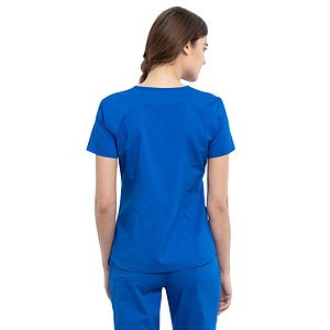 Cherokee - Workwear Revolution - Women's 2-Pocket V-Neck Top