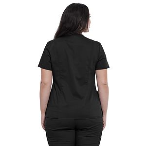 Cherokee - Workwear Revolution - Snap Front V-Neck Top