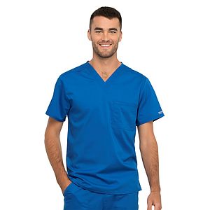 Cherokee - Workwear Revolution - Unisex 1 Pocket Tuckable V-Neck Top