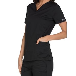 Cherokee - Workwear Core Stretch - Women's V-Neck Top