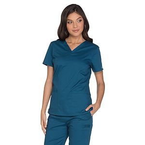 Cherokee - Workwear Core Stretch - Women's V-Neck Top