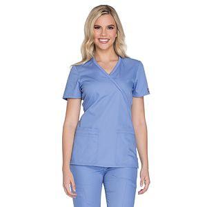 Cherokee - Workwear Originals - Women's Mock Wrap Top