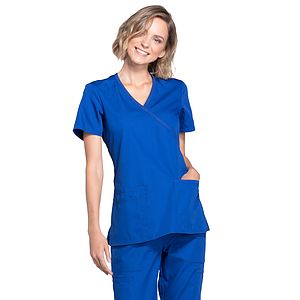 Cherokee - Workwear Originals - Women's Mock Wrap Top