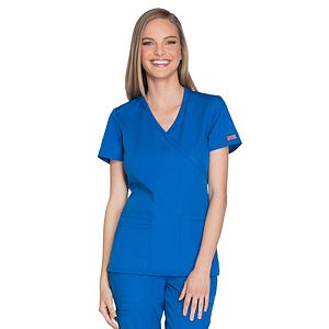 Cherokee - Workwear Originals - Women's Mock Wrap Top