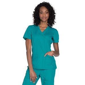 Cherokee - Workwear Originals - Women's Mock Wrap Top