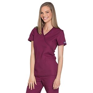 Cherokee - Workwear Originals - Women's Mock Wrap Top