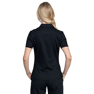 Cherokee - Workwear Revolution - Women's 1-Pocket Tuckable Snap Front Polo Shirt