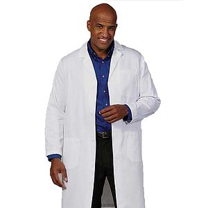 Fashion Seal Lab Coats - Men's Three-Pocket 41" Full-Length Lab Coat