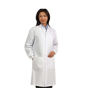 Fashion Seal Lab Coats - Unisex Three-Pocket 41" Full-Length Convertible Collar Lab Coat