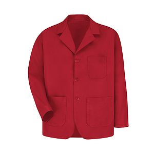 Red Kap Healthcare -  Men's Three-Pocket 30" Lapel Counter Coat
