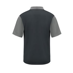 Red Kap Shirts -  Men's Short Sleeve Performance Knit Color-Block Polo