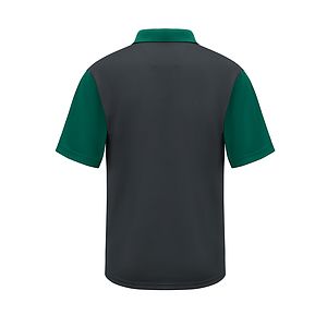 Red Kap Shirts -  Men's Short Sleeve Performance Knit Color-Block Polo
