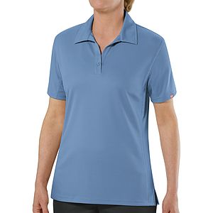 Red Kap Shirts -  Women's Short Sleeve Performance Knit Flex Series Pro Polo