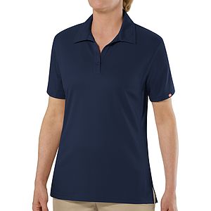 Red Kap Shirts -  Women's Short Sleeve Performance Knit Flex Series Pro Polo