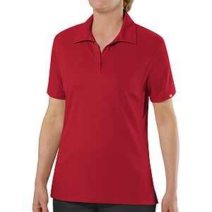 Red Kap Shirts -  Women's Short Sleeve Performance Knit Flex Series Pro Polo
