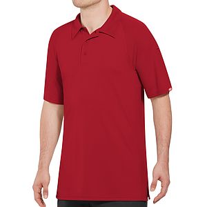 Red Kap Shirts -  Men's Short Sleeve Performance Knit Flex Active Polo