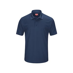 Red Kap Shirts -  Men's Short Sleeve Performance Knit Pocketless Core Polo