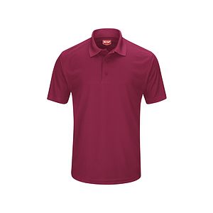 Red Kap Shirts -  Men's Short Sleeve Performance Knit Pocketless Core Polo