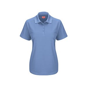 Red Kap Shirts -  Women's Short Sleeve Performance Knit Pocketless Core Polo