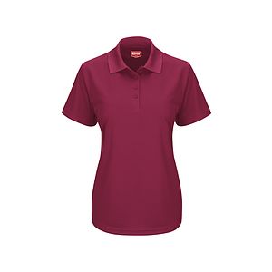 Red Kap Shirts -  Women's Short Sleeve Performance Knit Pocketless Core Polo