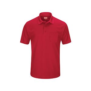 Red Kap Shirts -  Men's Short Sleeve Performance Knit Pocket Polo