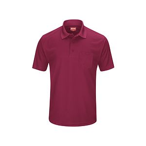 Red Kap Shirts -  Men's Short Sleeve Performance Knit Pocket Polo