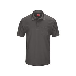 Red Kap Shirts -  Men's Short Sleeve Performance Knit Pocket Polo