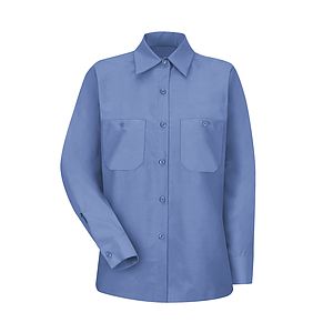 Red Kap Shirts -  Women's Long Sleeve Industrial Work Shirt