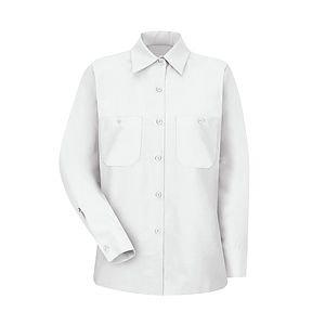 Red Kap Shirts -  Women's Long Sleeve Industrial Work Shirt