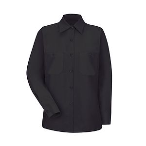 Red Kap Shirts -  Women's Long Sleeve Industrial Work Shirt