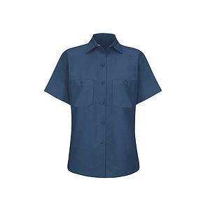 Red Kap Shirts -  Women's Short Sleeve Industrial Work Shirt