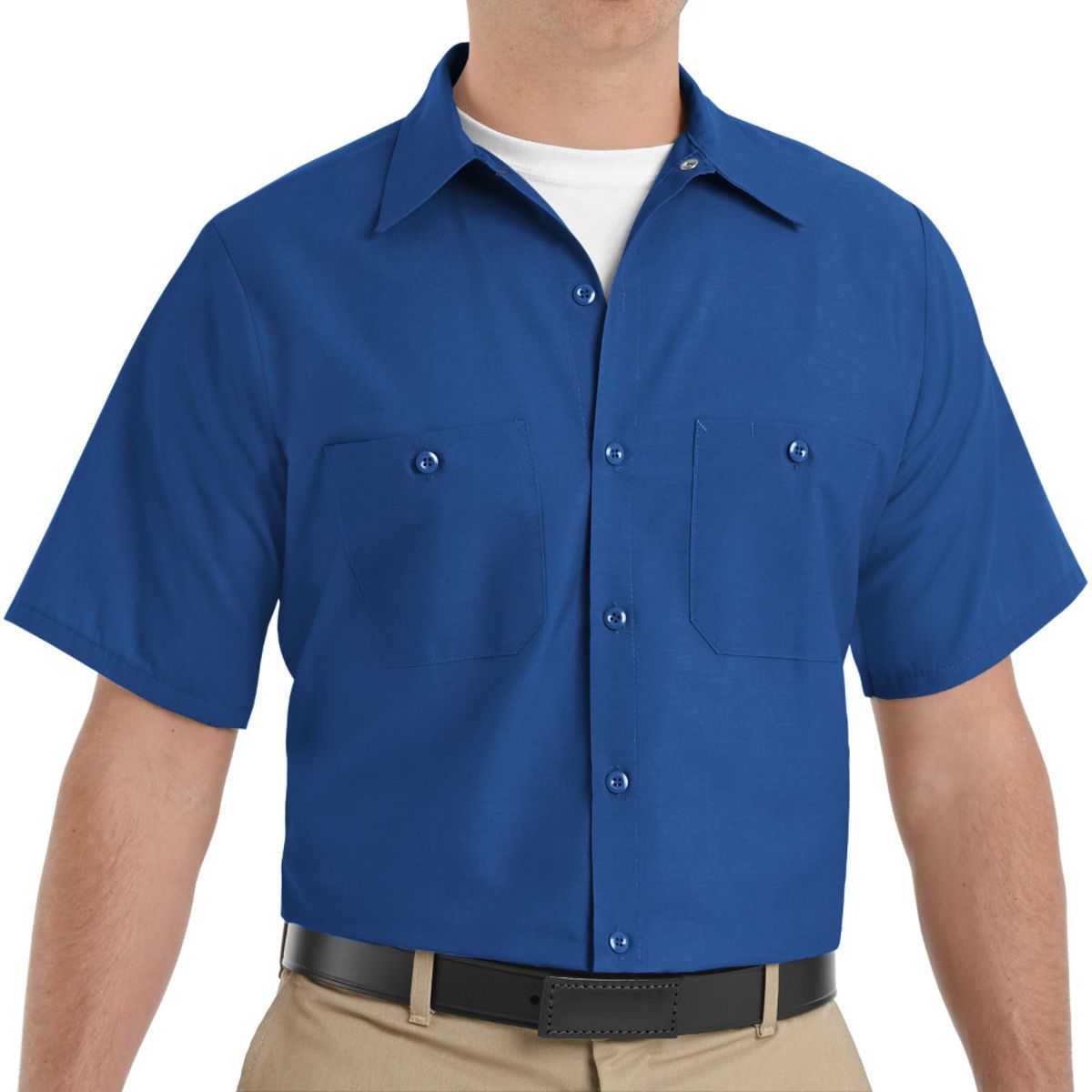 Red Kap Shirts -  Men's Short Sleeve Industrial Work Shirt