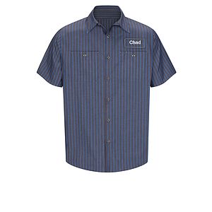 Red Kap Shirts -  Men's Short Sleeve Industrial Work Shirt