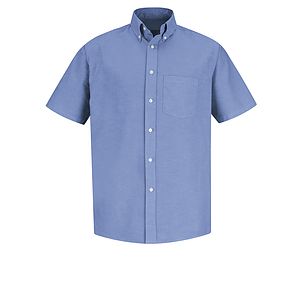Red Kap Shirts -  Men's Short Sleeve Executive Oxford Dress Shirt