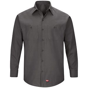 Red Kap Shirts -  Men's Long Sleeve Mimix Work Shirt