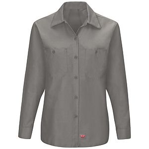 Red Kap Shirts -  Women's Long Sleeve Work Shirt with Mimix