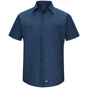 Red Kap Shirts -  Men's Short-Sleeve MIMIX™ Work Shirt