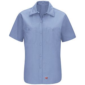 Red Kap Shirts -  Women's Short Sleeve Mimix Work Shirt