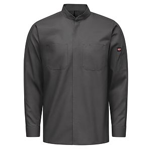 Red Kap Shirts -  Men's Long Sleeve Two-Tone Pro+ Work Shirt with OilBlok and MIMIX™