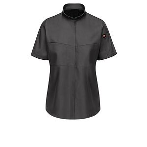 Red Kap Shirts -  Women's Short Sleeve Performance Pro+ Work Shirt with OilBlok + Mimix™