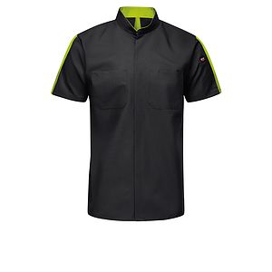 Red Kap Shirts -  Men's Short Sleeve Two Tone Pro+ Work Shirt with OilBlok and MIMIX™