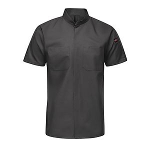 Red Kap Shirts -  Men's Short Sleeve Two Tone Pro+ Work Shirt with OilBlok and MIMIX™