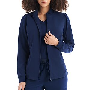 White Cross - CRFT - Women's 2-Pocket Mock Neck Zip-Front Jacket