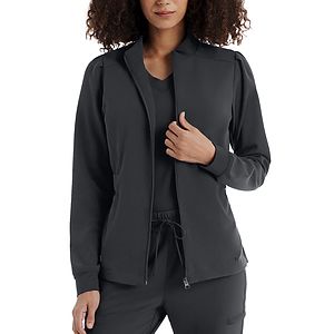 White Cross - CRFT - Women's 2-Pocket Mock Neck Zip-Front Jacket