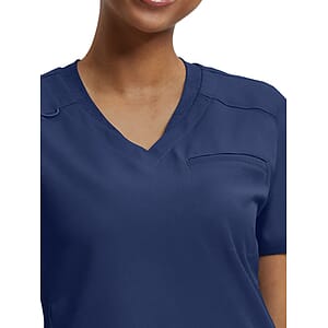 White Cross - VIBE - Women's Knit Collar V-Neck Top