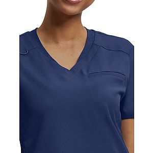 White Cross - VIBE - Women's Knit Collar V-Neck Top